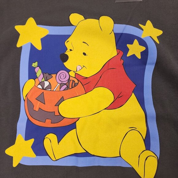 Cakeworthy Disney Winnie The Pooh Halloween Candy Crew Neck Sweatshirt 2XL - Picture 2 of 9